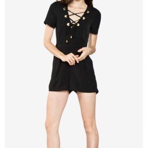 NEW! Black Romper with Pockets!